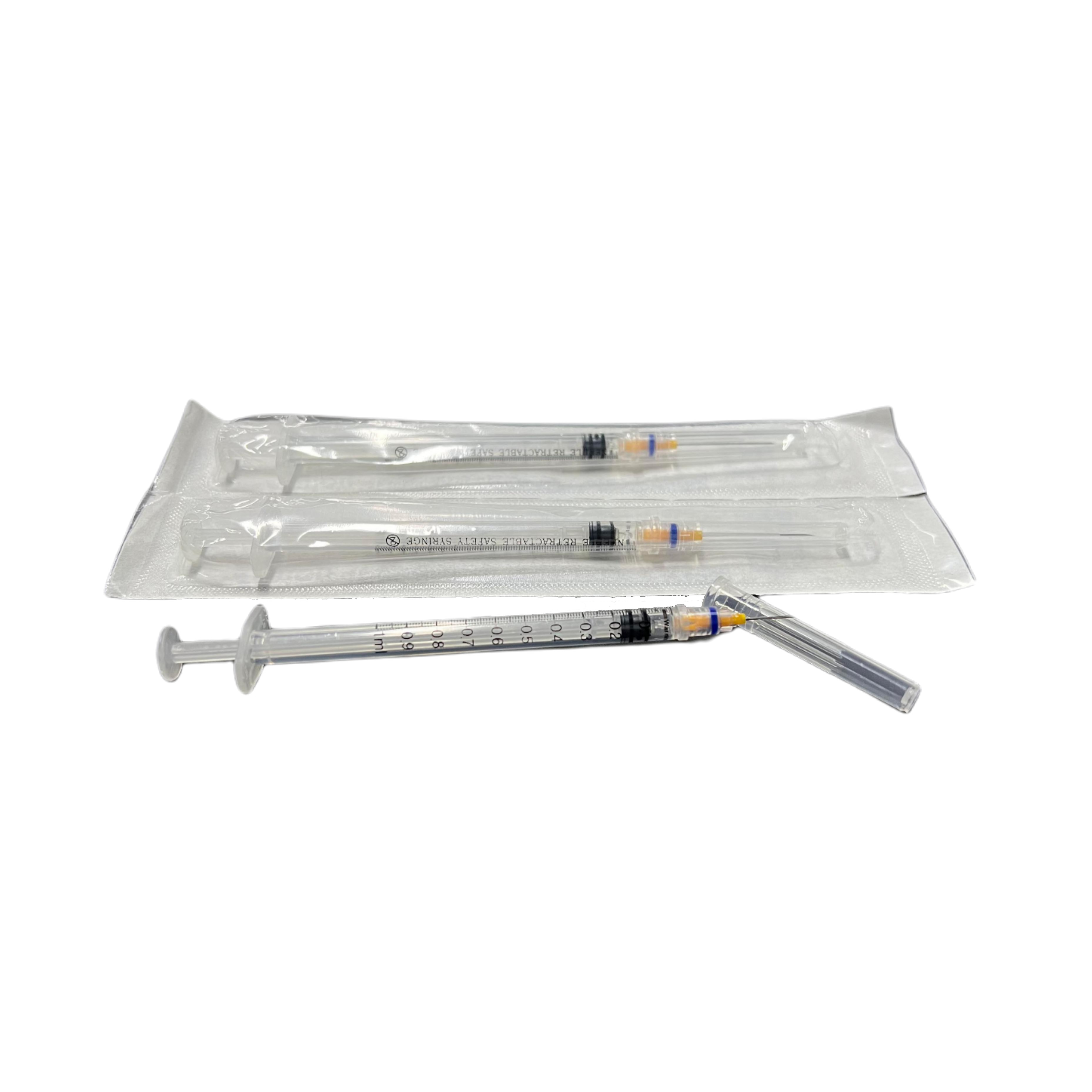 回拉針頭注射器