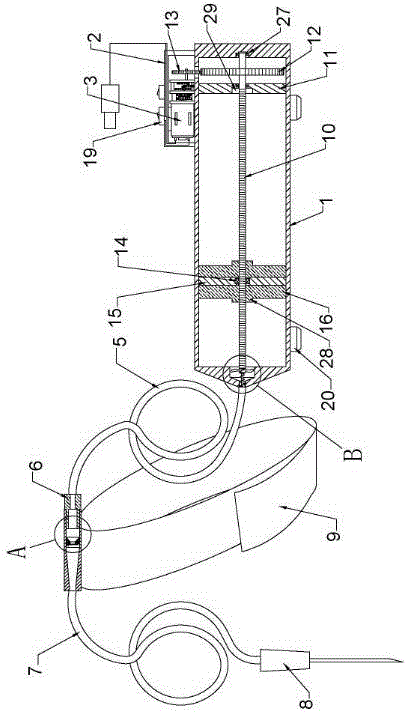 心臟造影注射器的省力方案