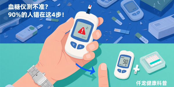 血糖儀測(cè)不準(zhǔn)？90%的人錯(cuò)在這4步！